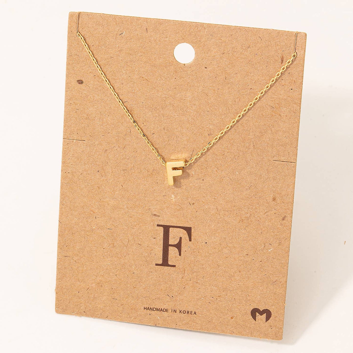 Initial Pendant Necklace