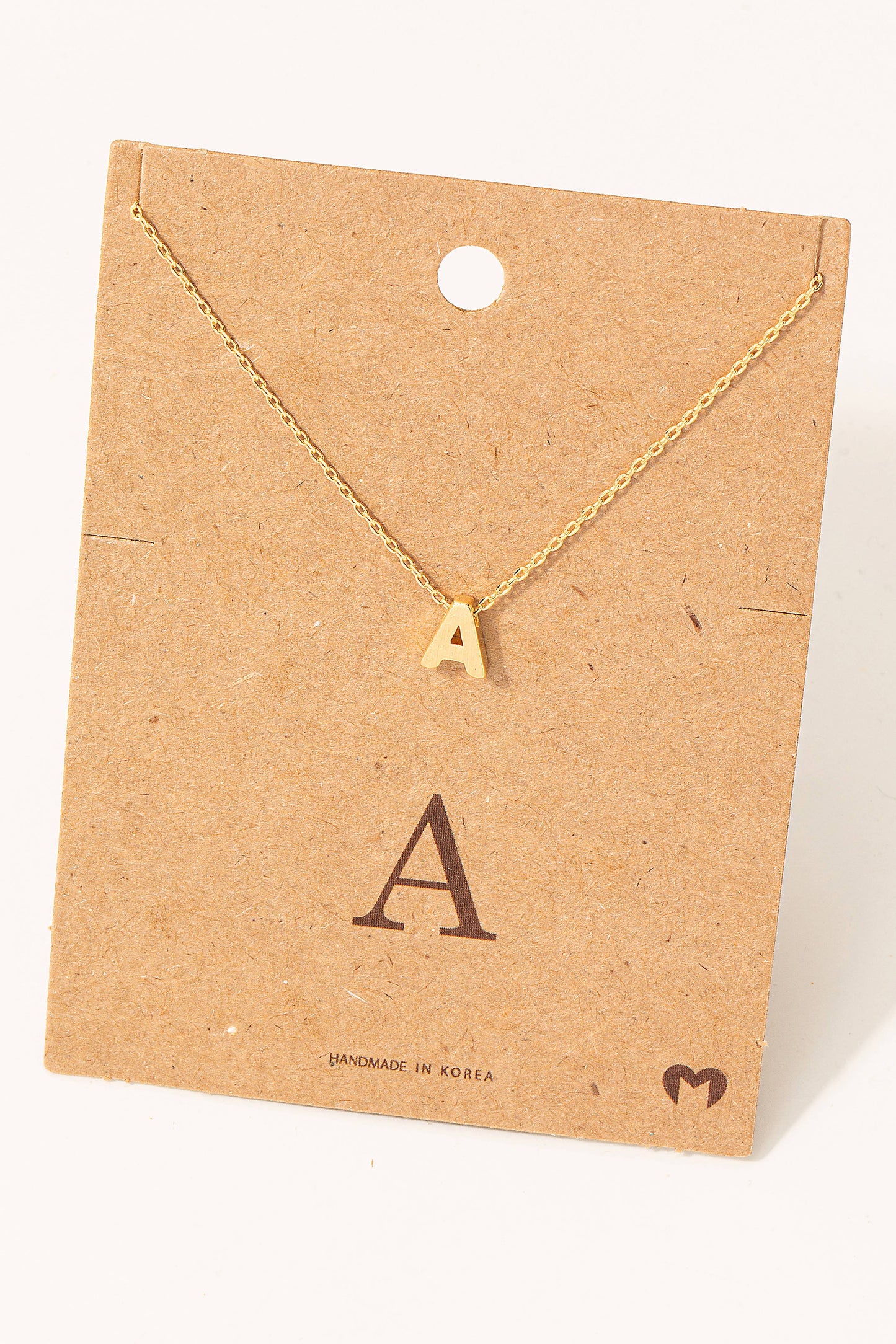 Initial Pendant Necklace