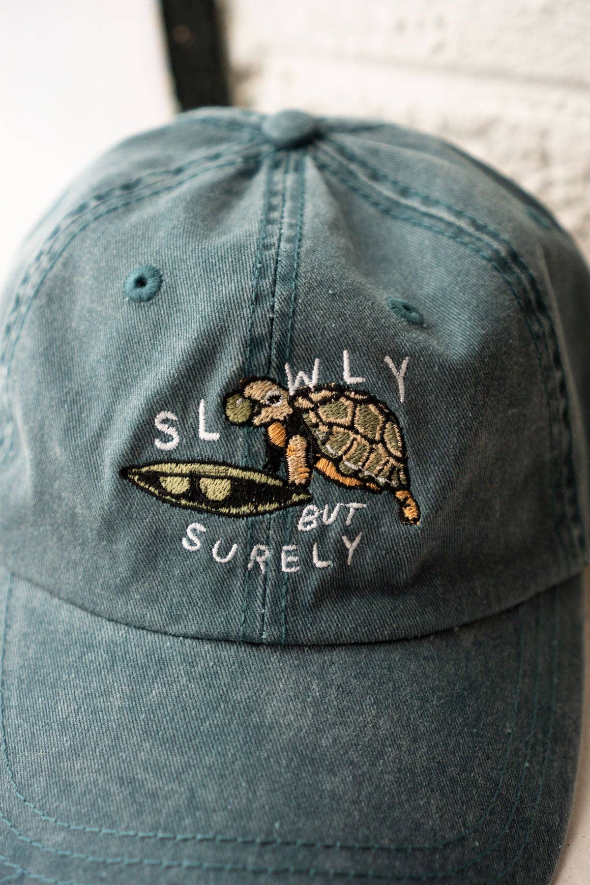 Stay Home Club Slowly Turtle Dad Hat