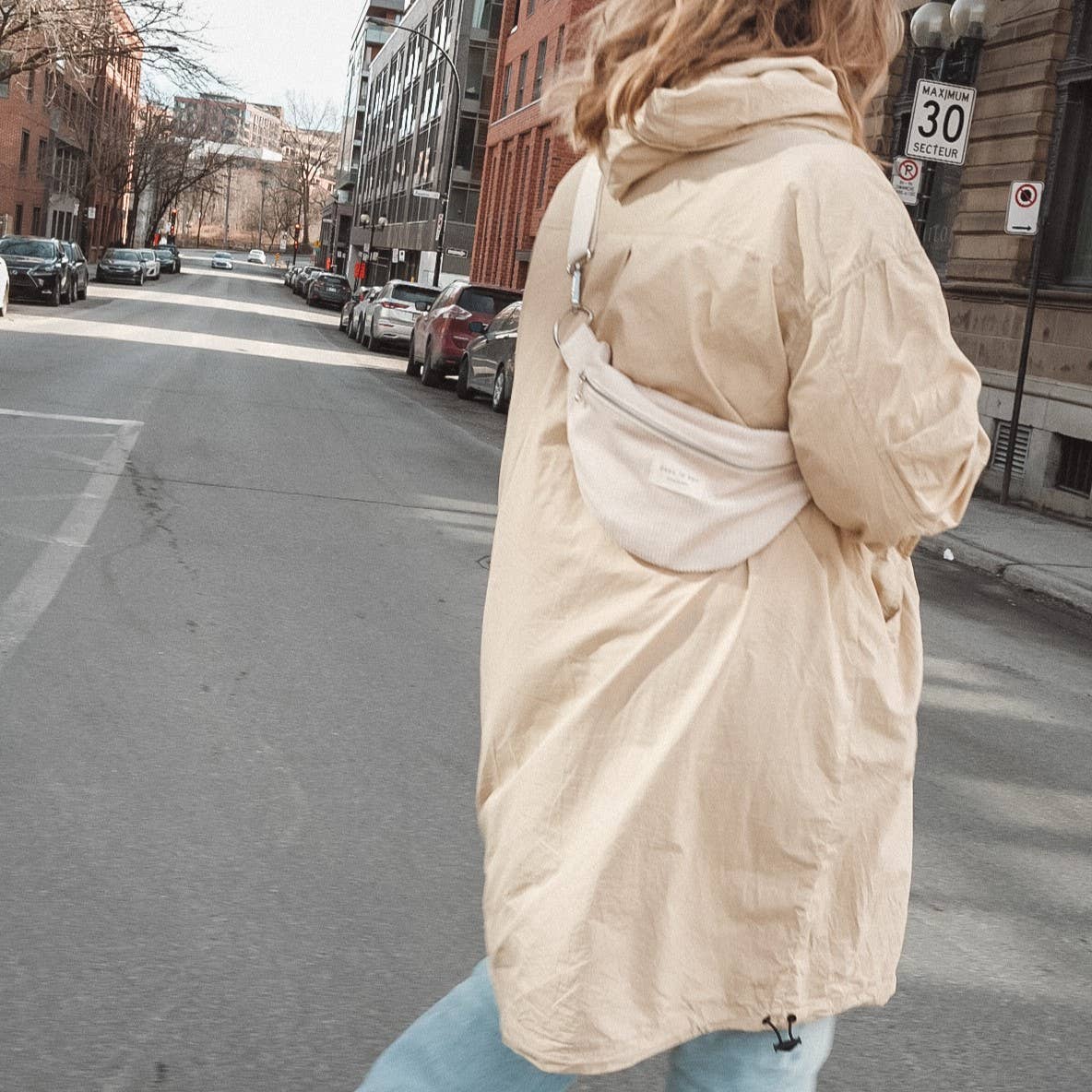 Dans Le Sac Adjustable Corduroy Belt Bag