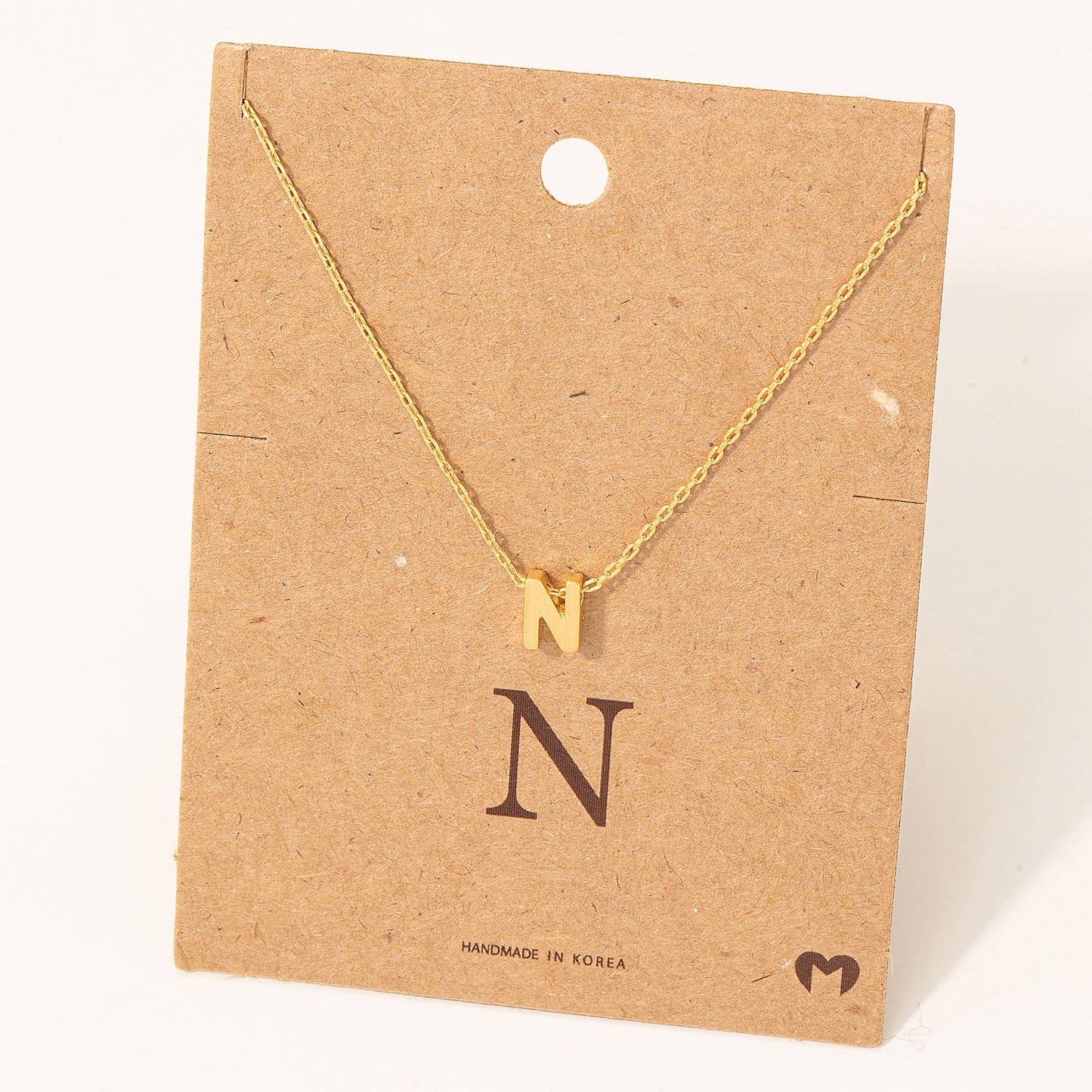 Initial Pendant Necklace
