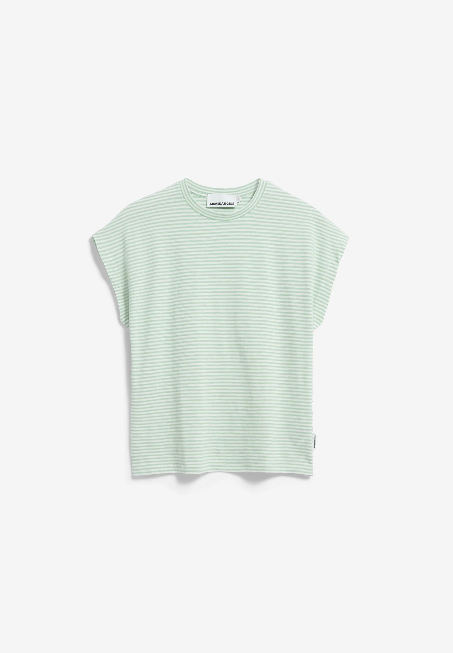 Armed Angels Slub Jersey Stripe T-Shirt Oatmilk-Foam