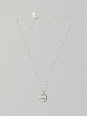 Loops Into The Wild Mountain Necklace - Silver
