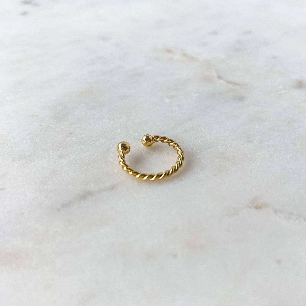 Horace Ear Cuff Torsadé Gold