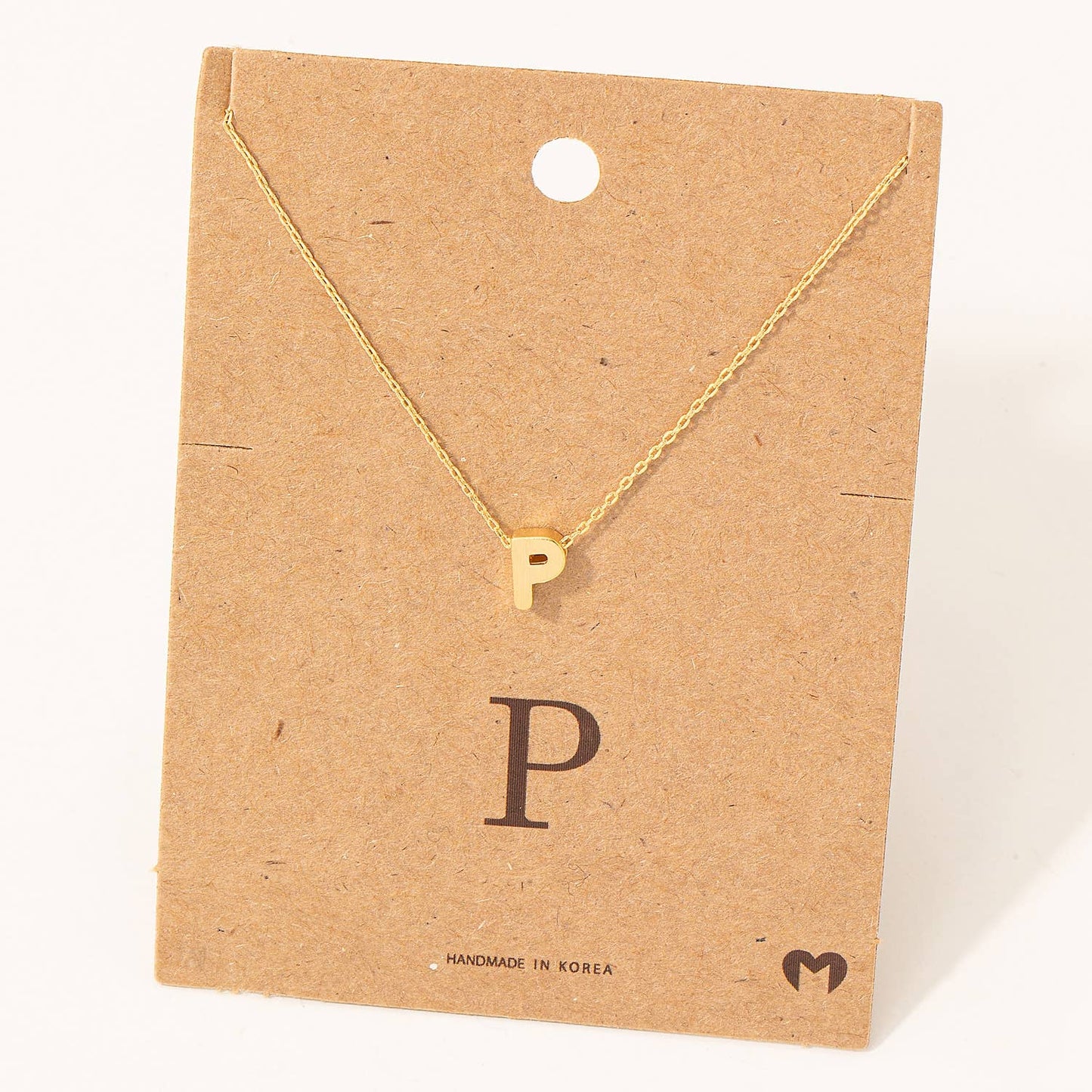 Initial Pendant Necklace