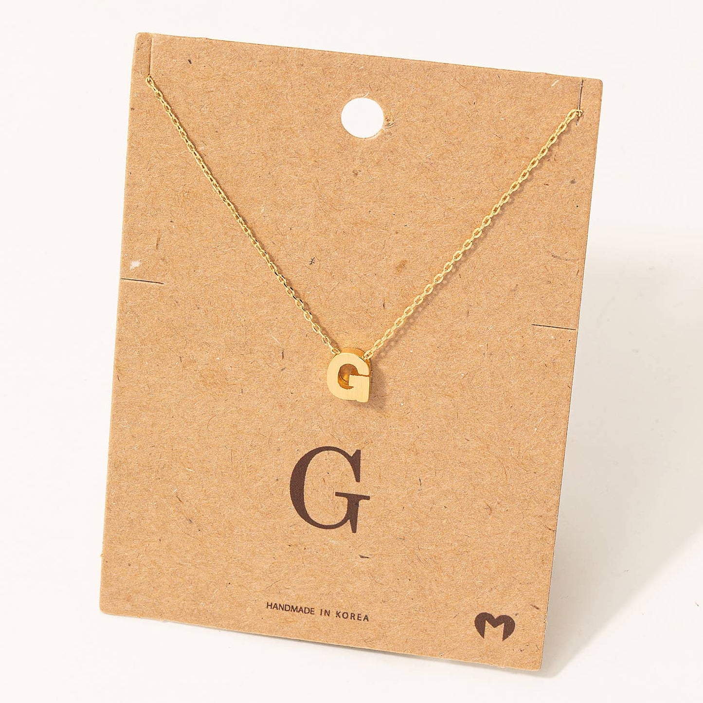 Initial Pendant Necklace