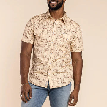 Sendero Serape Pearl Snap Short Sleeve - Amarillo Desert Rodeo
