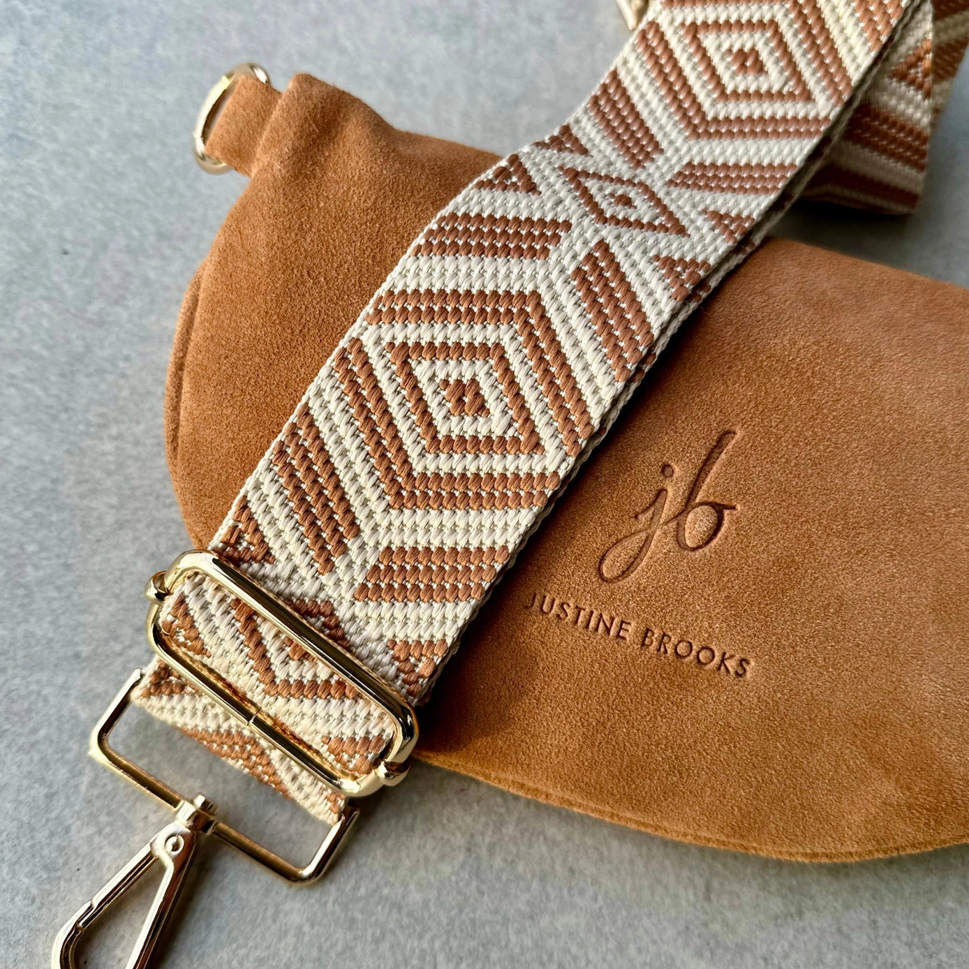 Justine Brooks Suede Crossbody Bag (2 Colours)