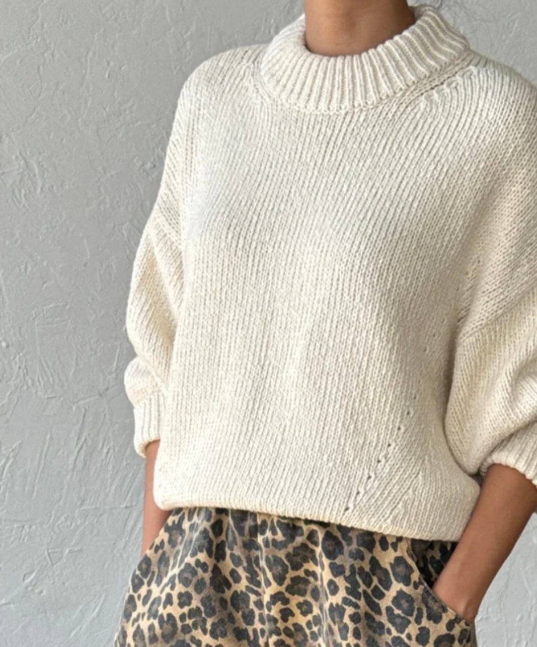 Le Bon Shoppe Zoe Cotton Sweater