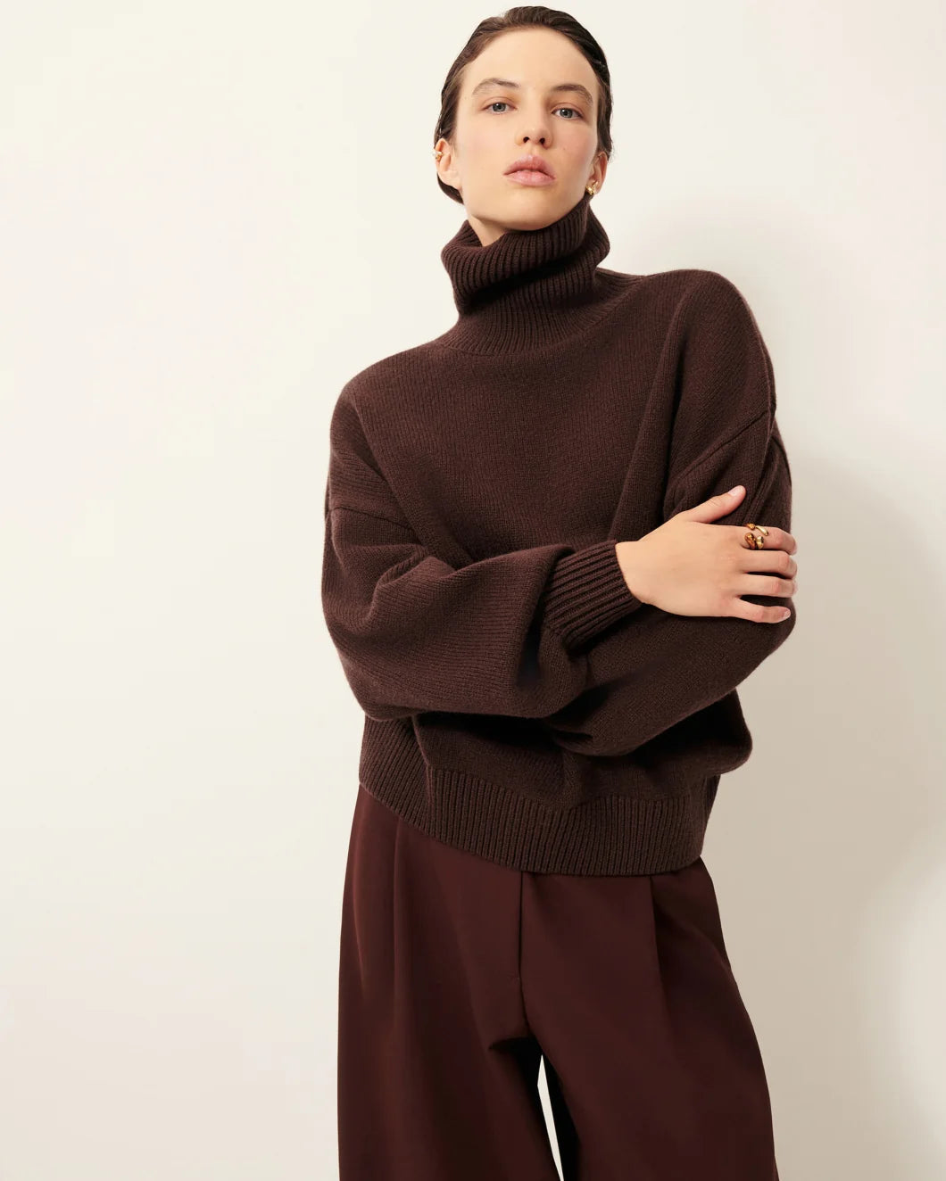 Sessun Niko Merino Sweater Coffee