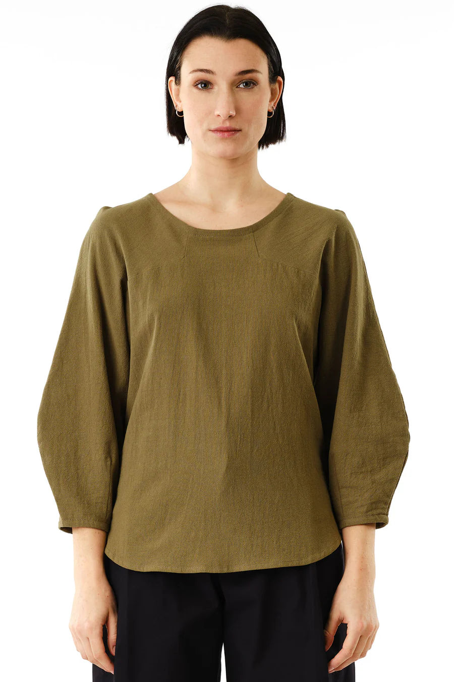 Jennifer Glasgow La Sirene Top Olive