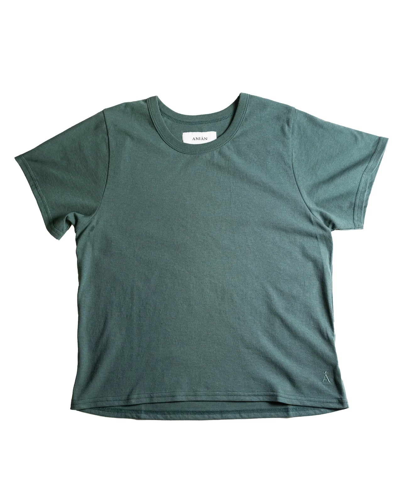 Anian Womens Circular Crop Tee