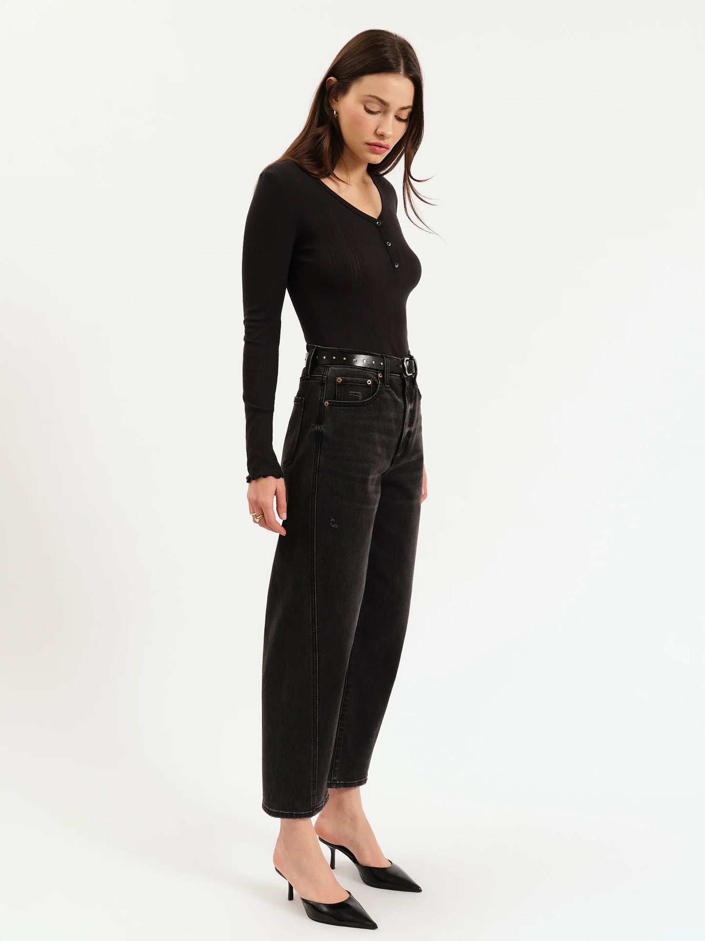 Daze Westward Barrel Leg Jeans