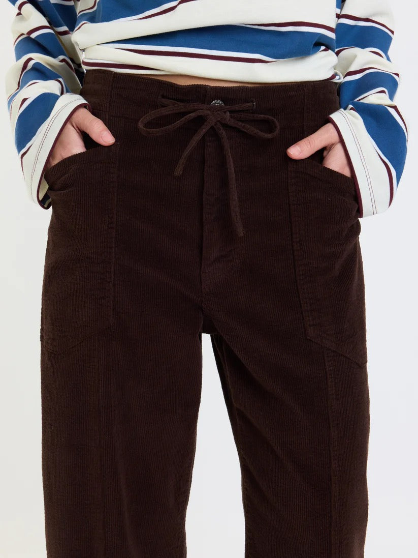Daze Villa Drawstring Chocolate Cord