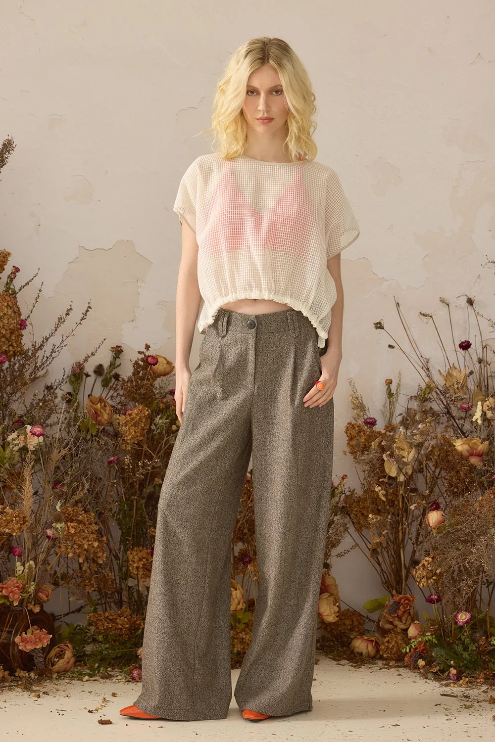 Chlo by Cokluch Zaho Tweed Trousers