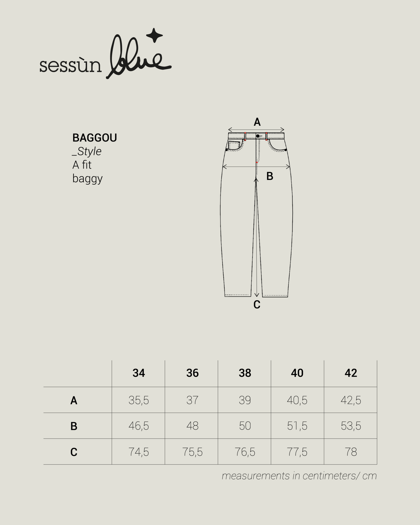 Sessun Baggou Denim