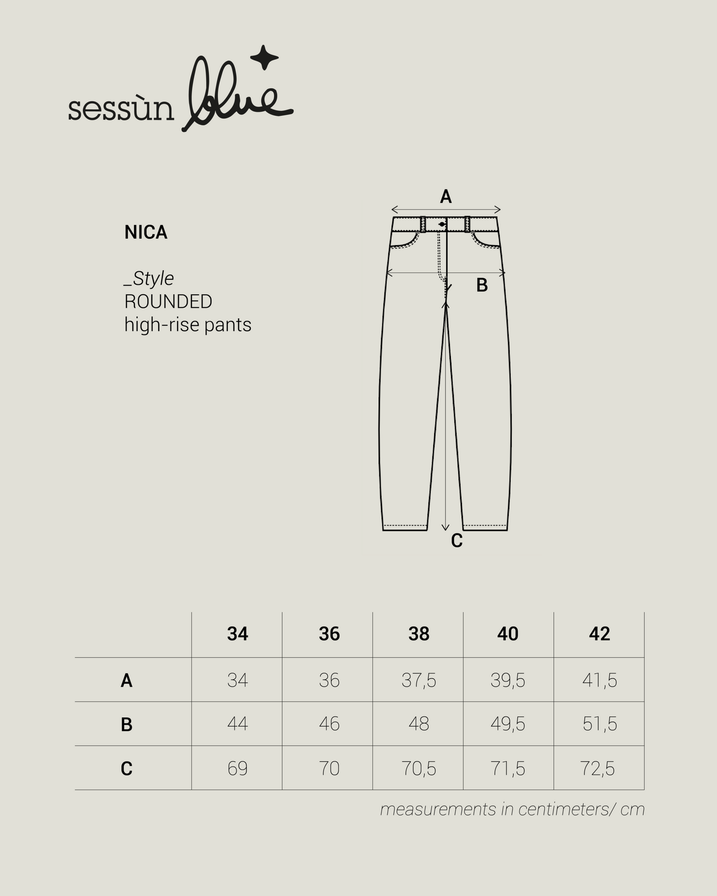 Sessun Nica Pant