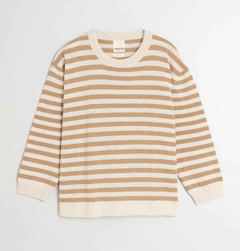 Indi + Cold Oversize Crop Sweater