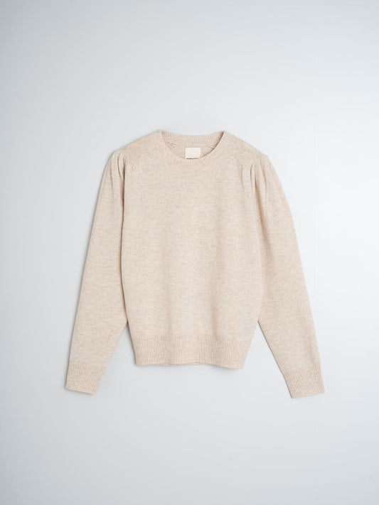 Indi + Cold Ribbed Details Sweater
