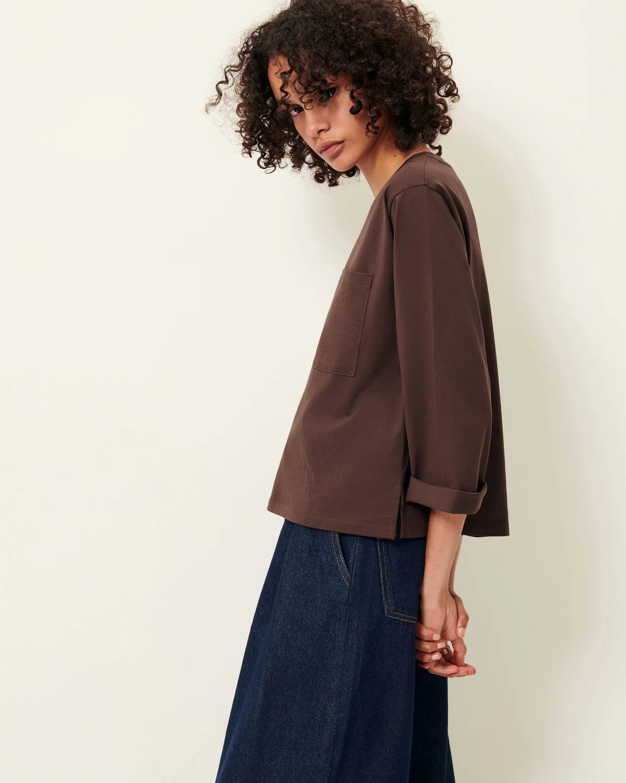 Sessun Severiano Longsleeve T-Shirt Espresso