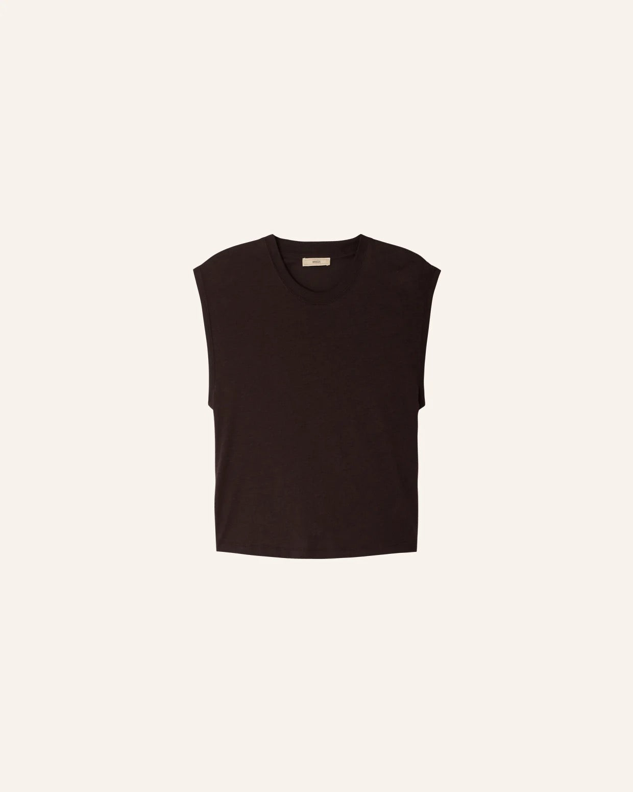 Sessun Deedoo Sleeveless T-Shirt Espresso
