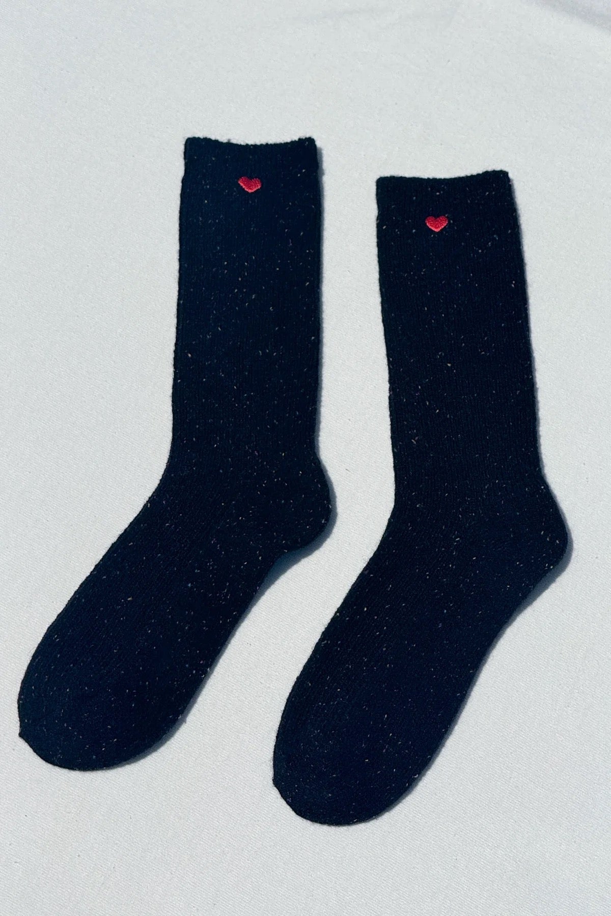 Le Bon Shoppe Embroidered Snow Socks - Heart