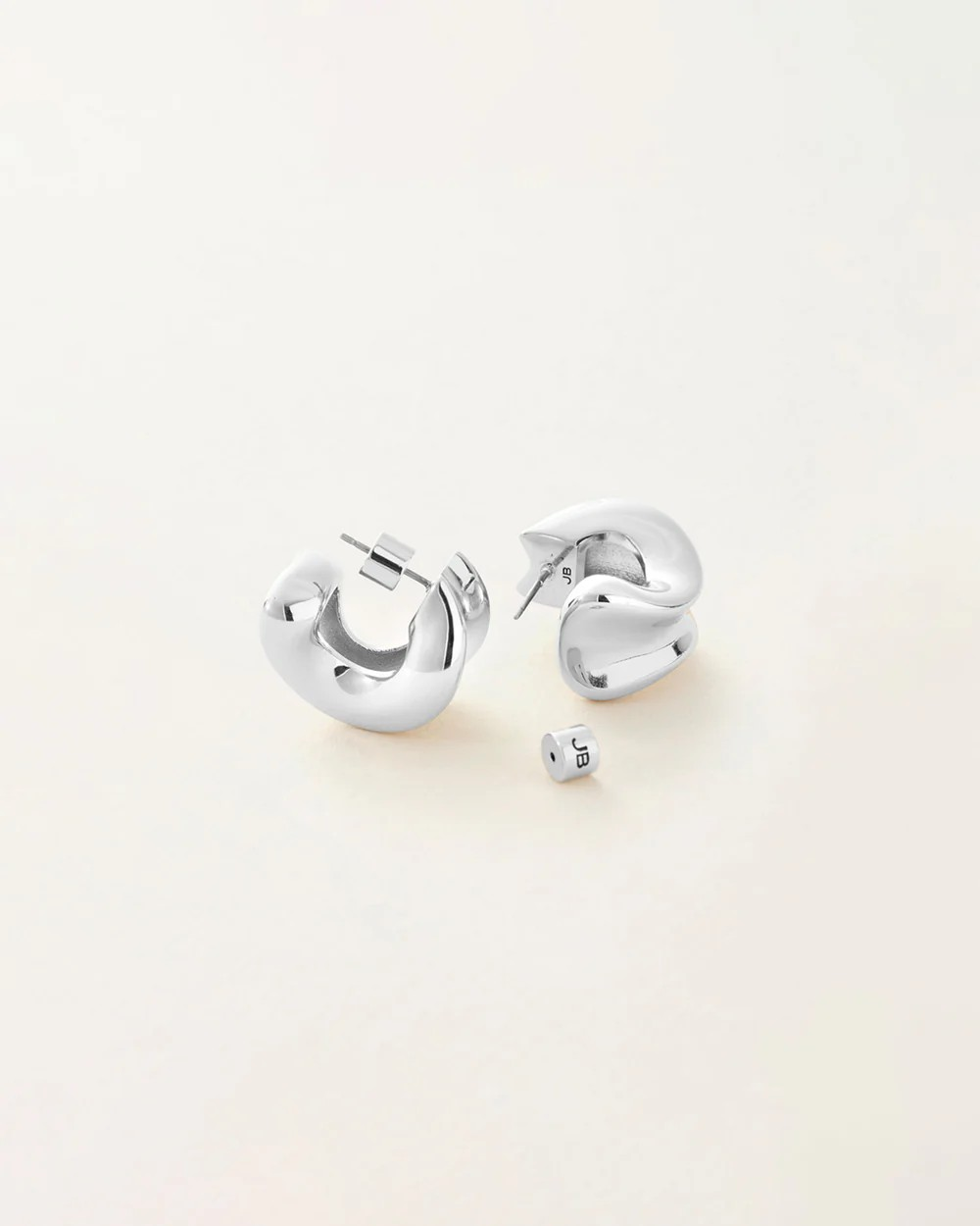 Jennybird Chunky Duone Earrings (Gold or Silver)