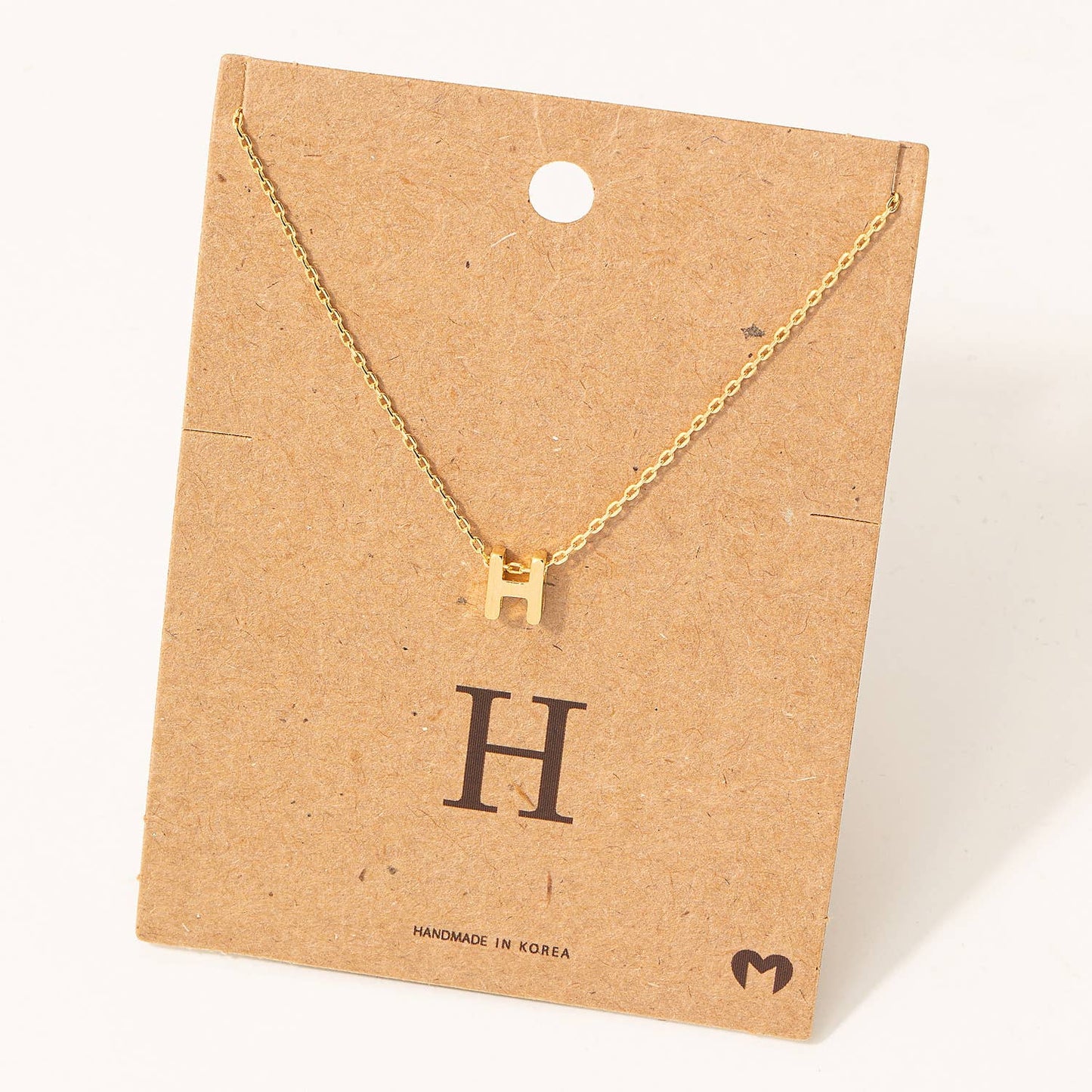 Initial Pendant Necklace