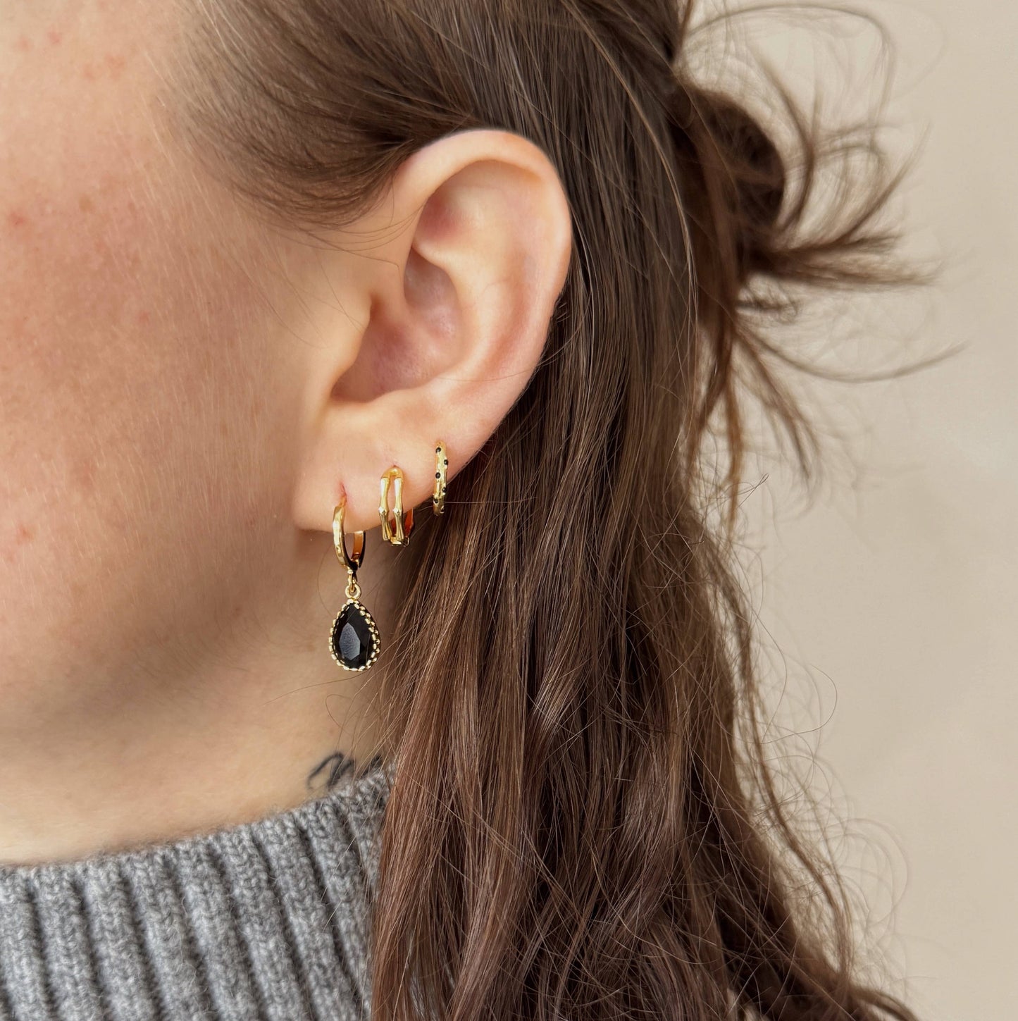 Horace Esagio Hoop Earrings