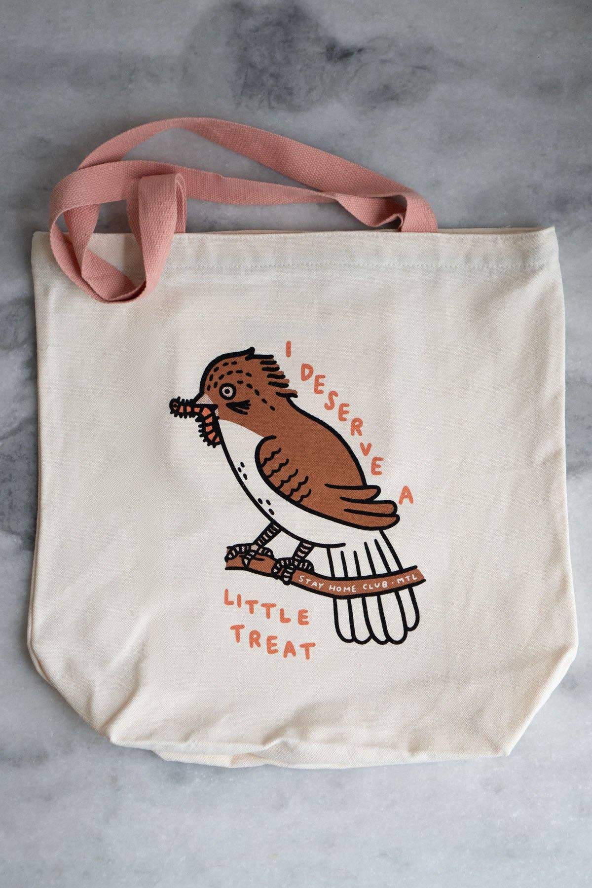 Stay Home Club Little Treat Big Zip Tote