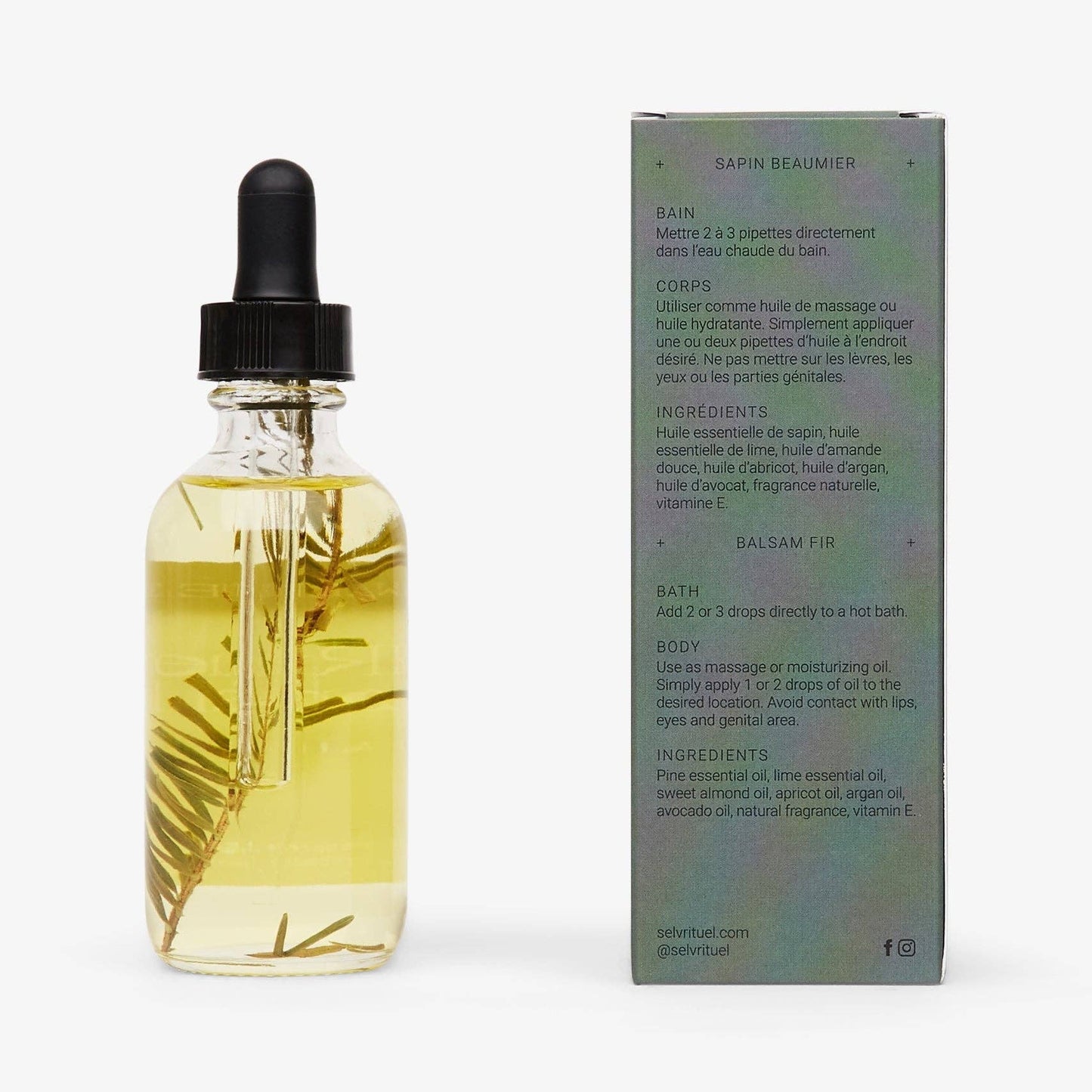 Selv Bath and body Oil Rituel Boréal