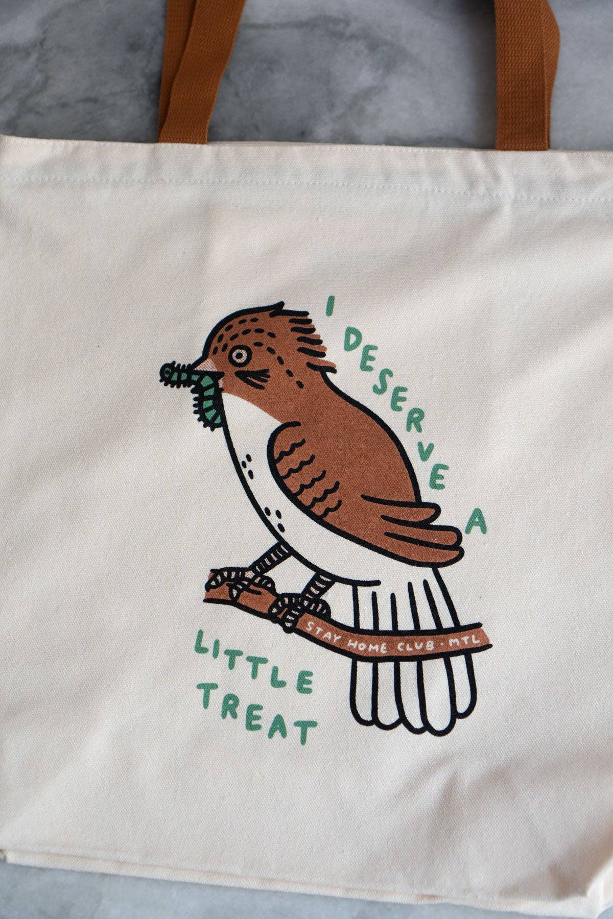 Stay Home Club Little Treat Big Zip Tote