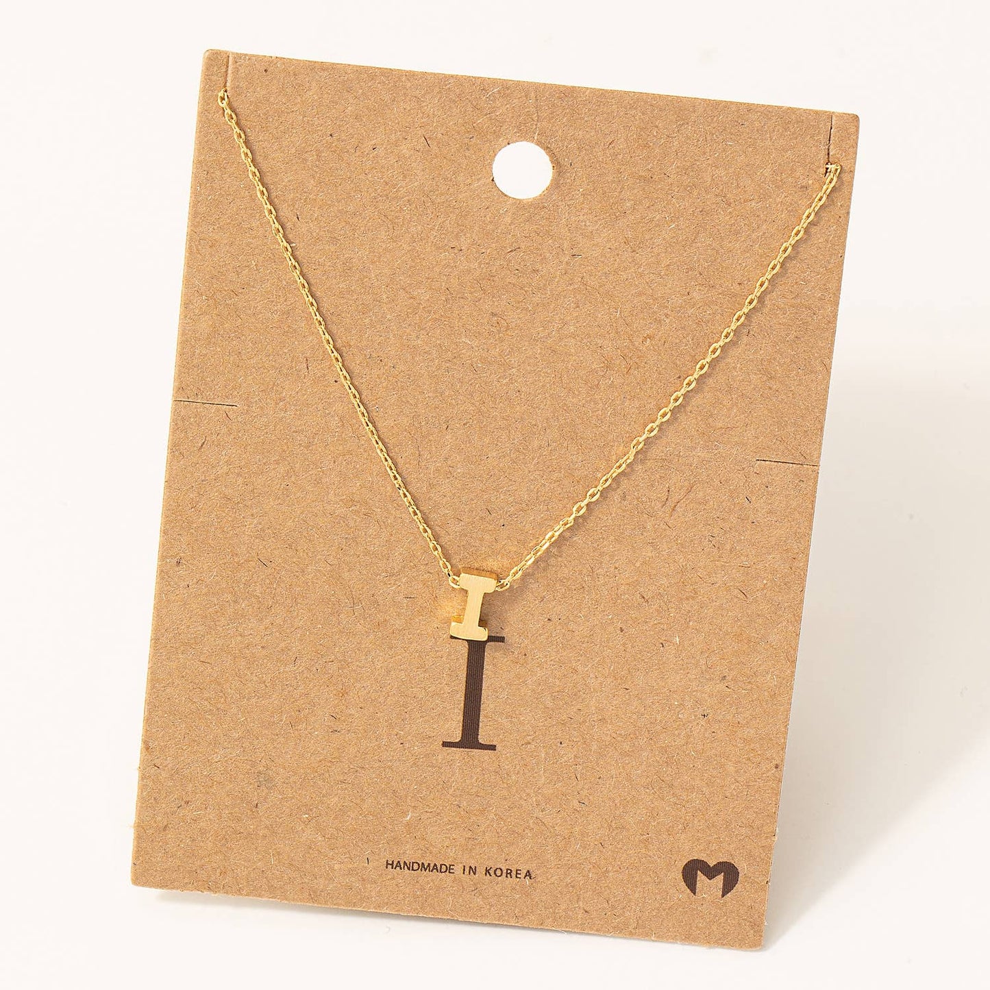 Initial Pendant Necklace