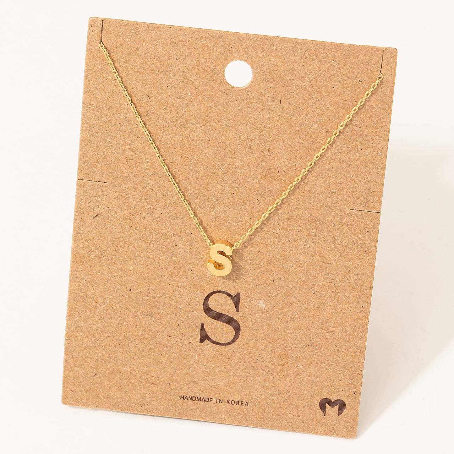 Initial Pendant Necklace