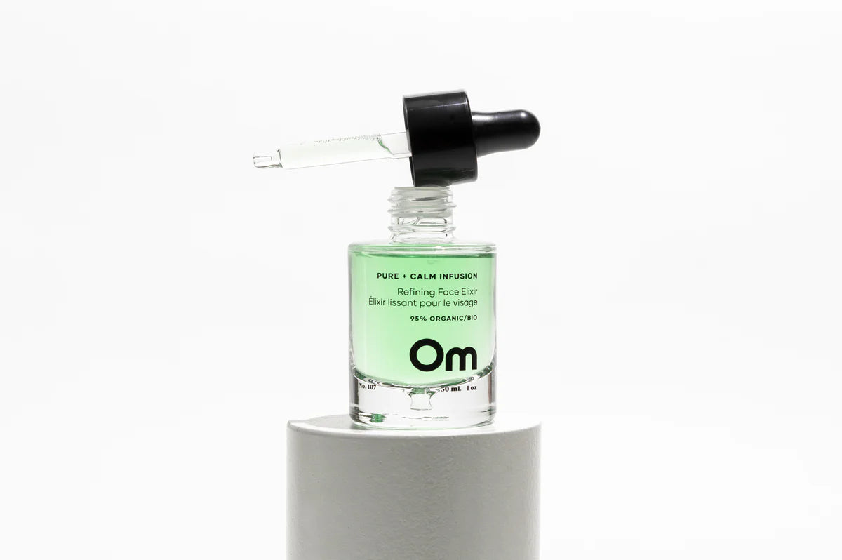 Om Organics Pure + Calm Infusion Refining Face Elixir