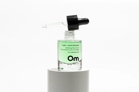 Om Organics Pure + Calm Infusion Refining Face Elixir