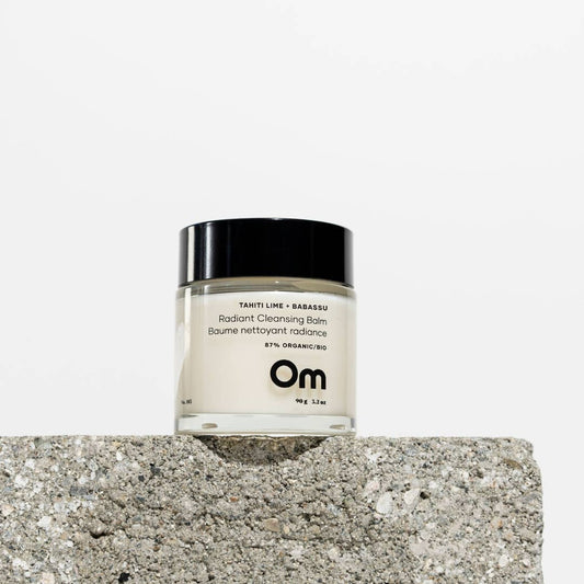 Om Organics Tahiti Lime + Babassu Radiant Cleansing Balm
