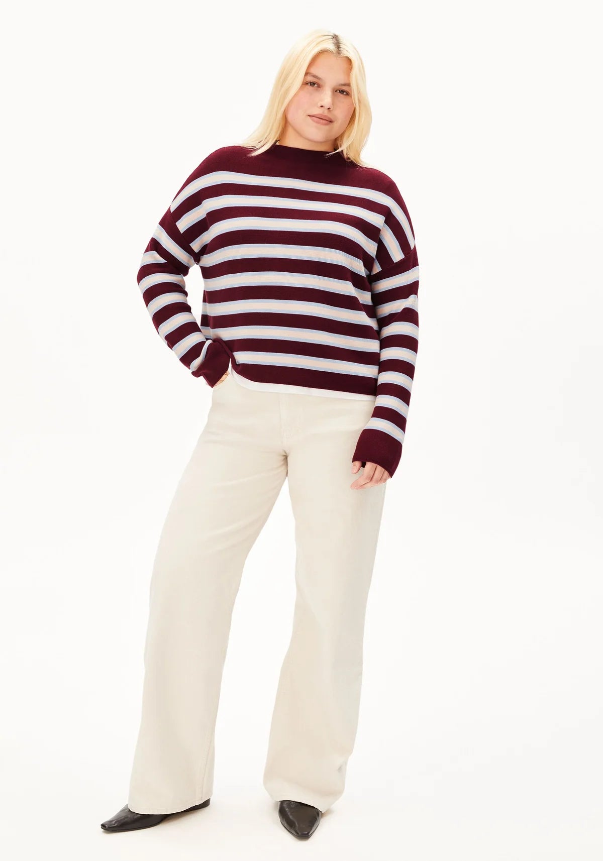 Armed Angels Merinaa Striped Knit Sweater