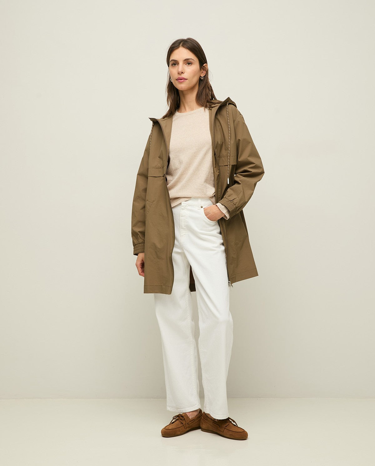 Yerse Water Repellent Hooded Parka