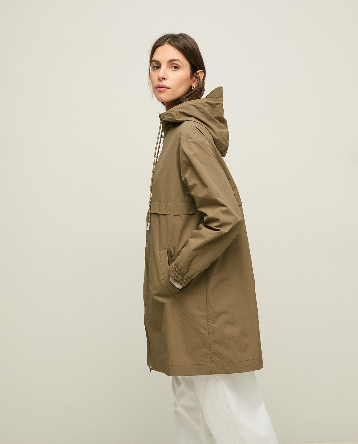 Yerse Water Repellent Hooded Parka