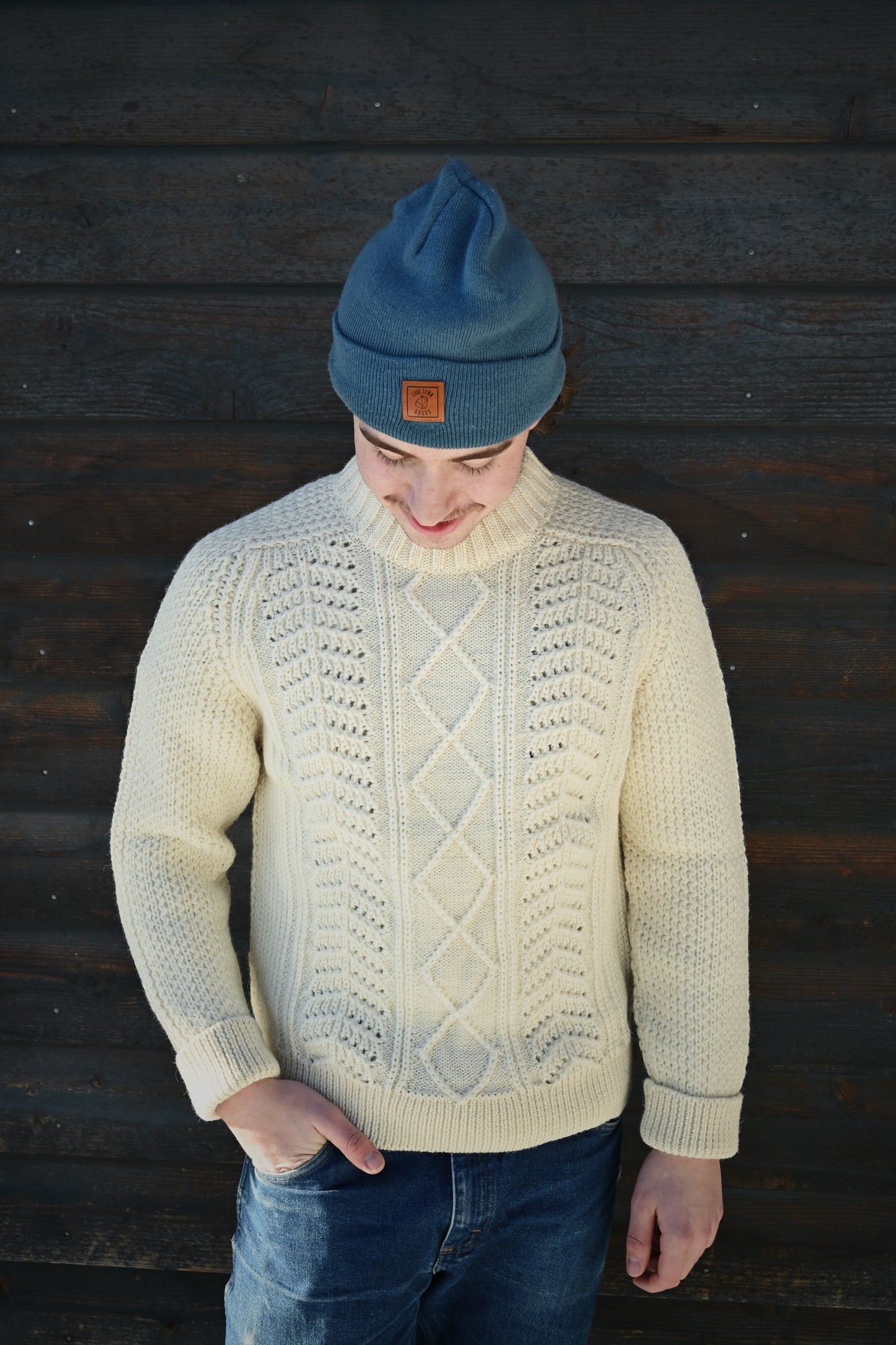 Milo & Dexter Hand Knit Wool Classic Sweater