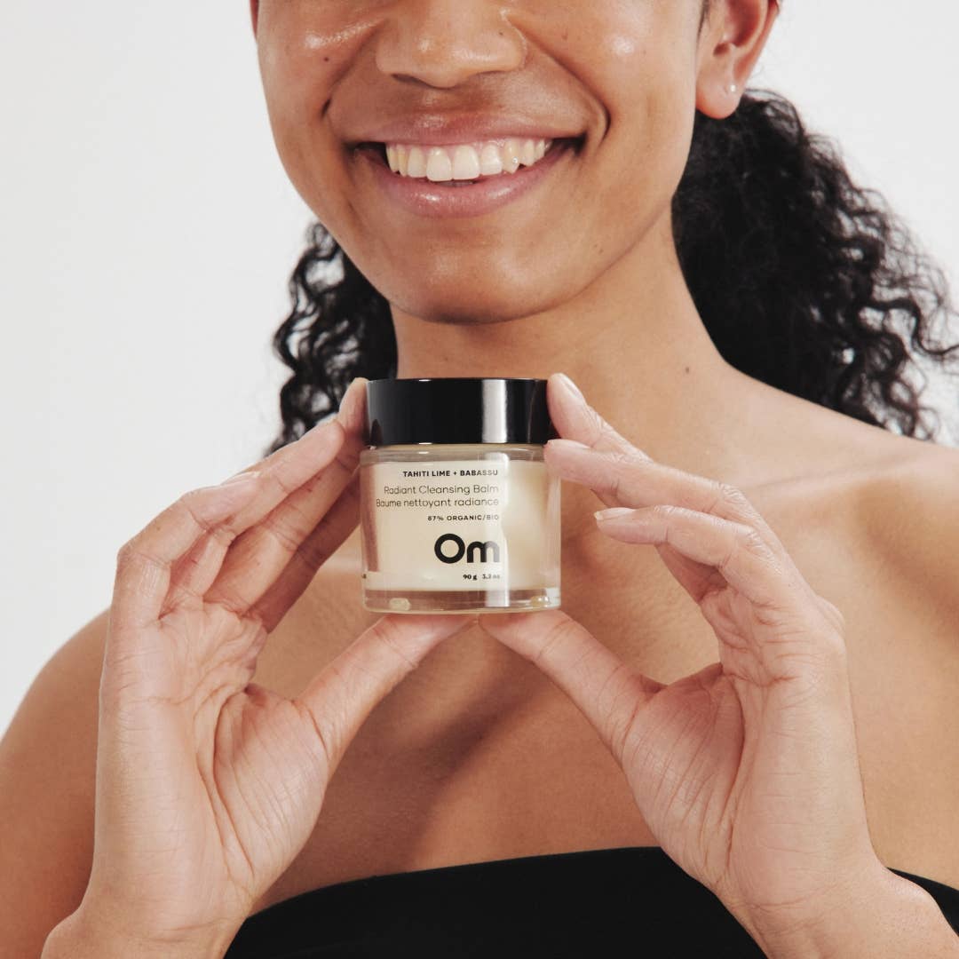 Om Organics Tahiti Lime + Babassu Radiant Cleansing Balm