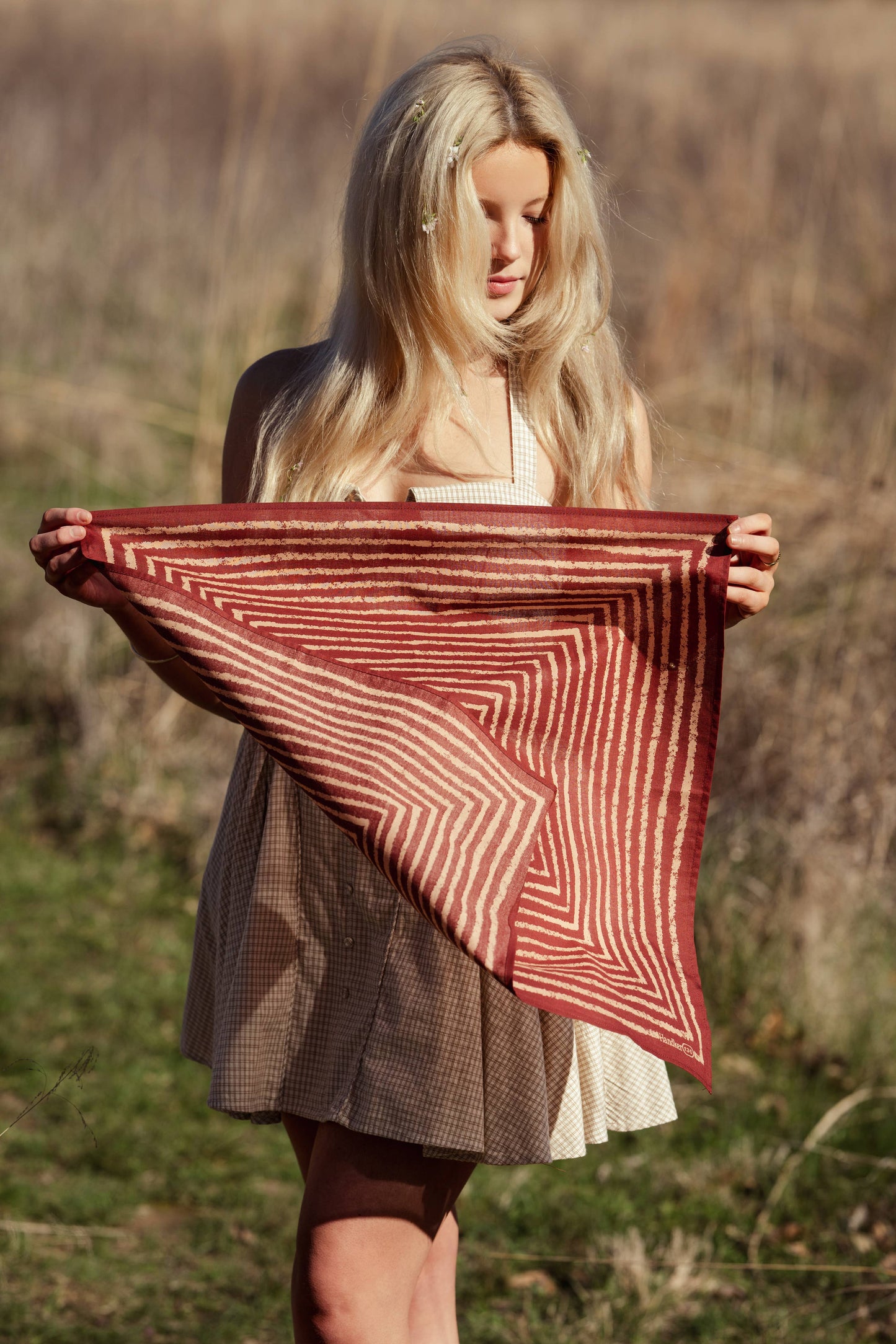 Handker No. 136 Sammie Pink Bandana
