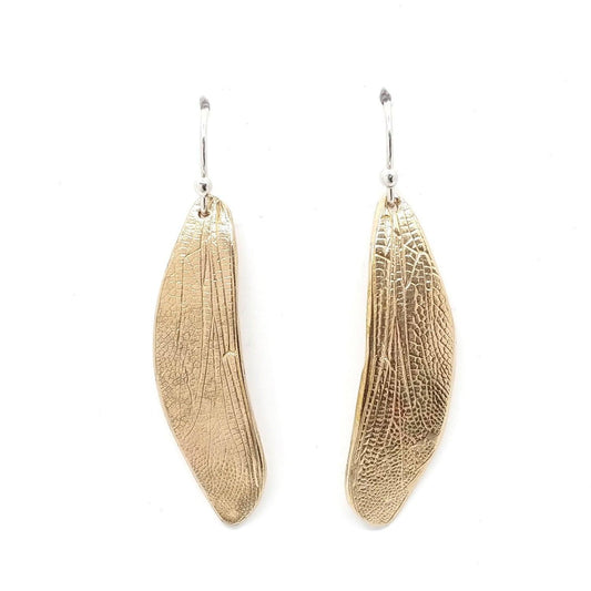 Kat Cadegan Dragonfly Earrings Bronze