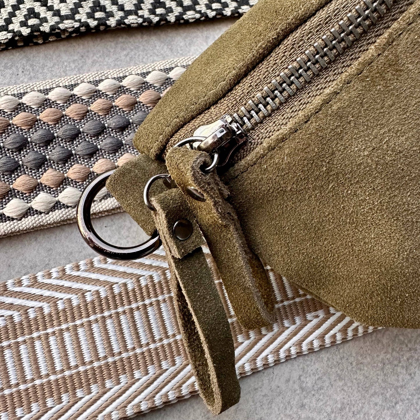 Justine Brooks Suede Crossbody Bag (2 Colours)