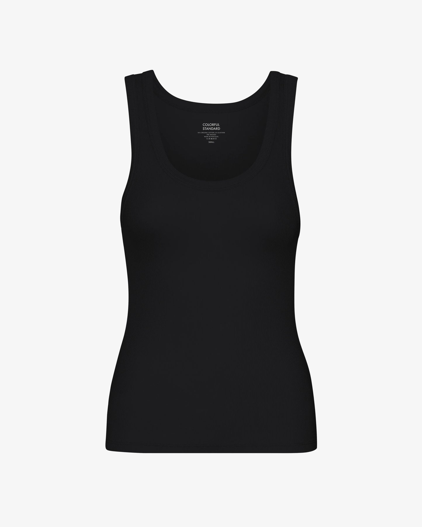 Colourful Standard Organic Ribbed Tank (6 Colours)