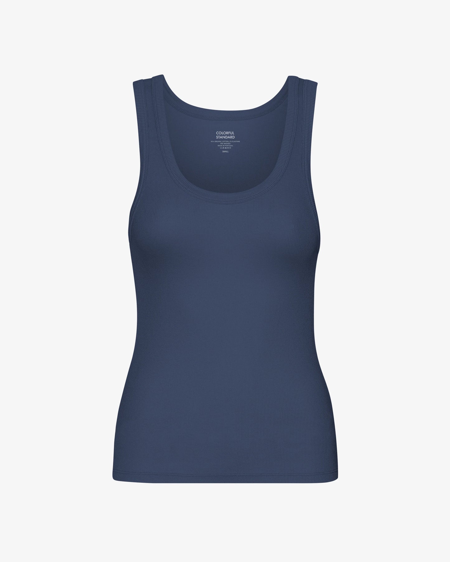 Colourful Standard Organic Ribbed Tank (6 Colours)