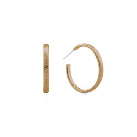 Kat Cadegan Chevron Studs Bronze