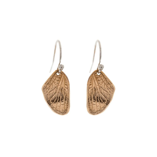 Kat Cadegan Cicada Earrings Small Bronze