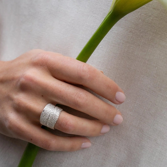 Kat Cadegan Sage Leaf RIng